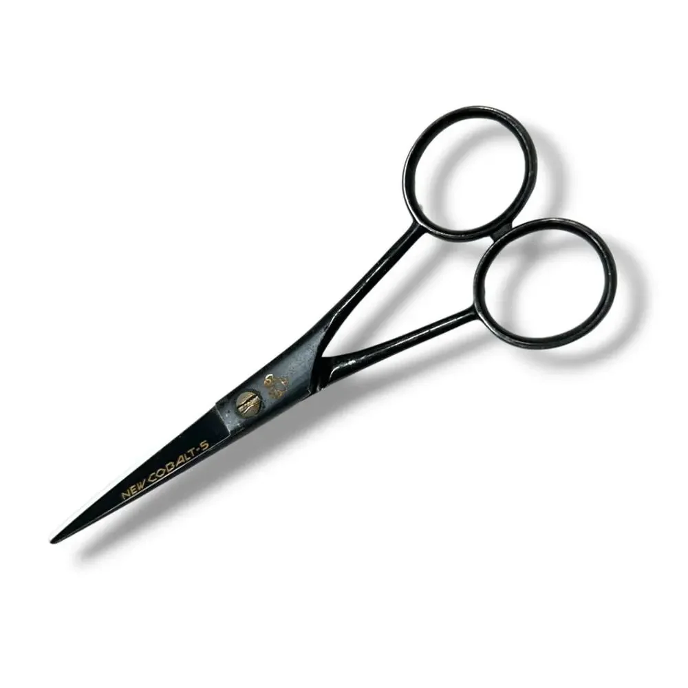 1980s Joewell Tokosha Cobalt 5‎ Hair Cutting Shears 310760 with Box and Case